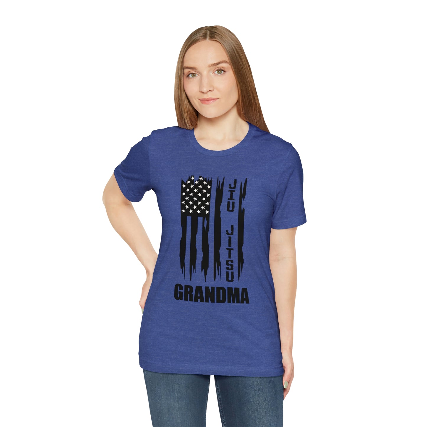 "JJ Grandma Flag" Unisex Jersey Short Sleeve Tee