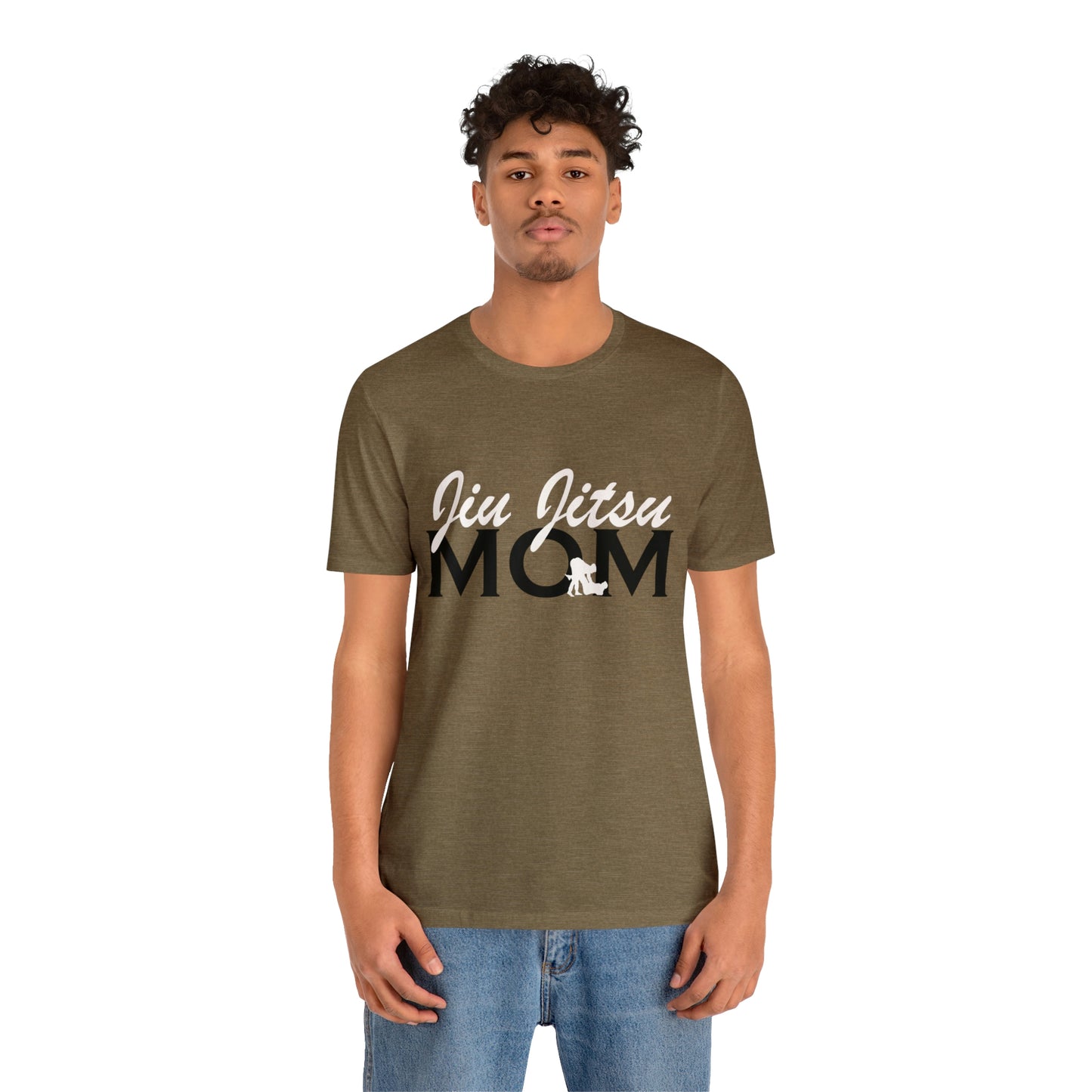 "JJ Mom Mixed Font" Unisex Jersey Short Sleeve Tee