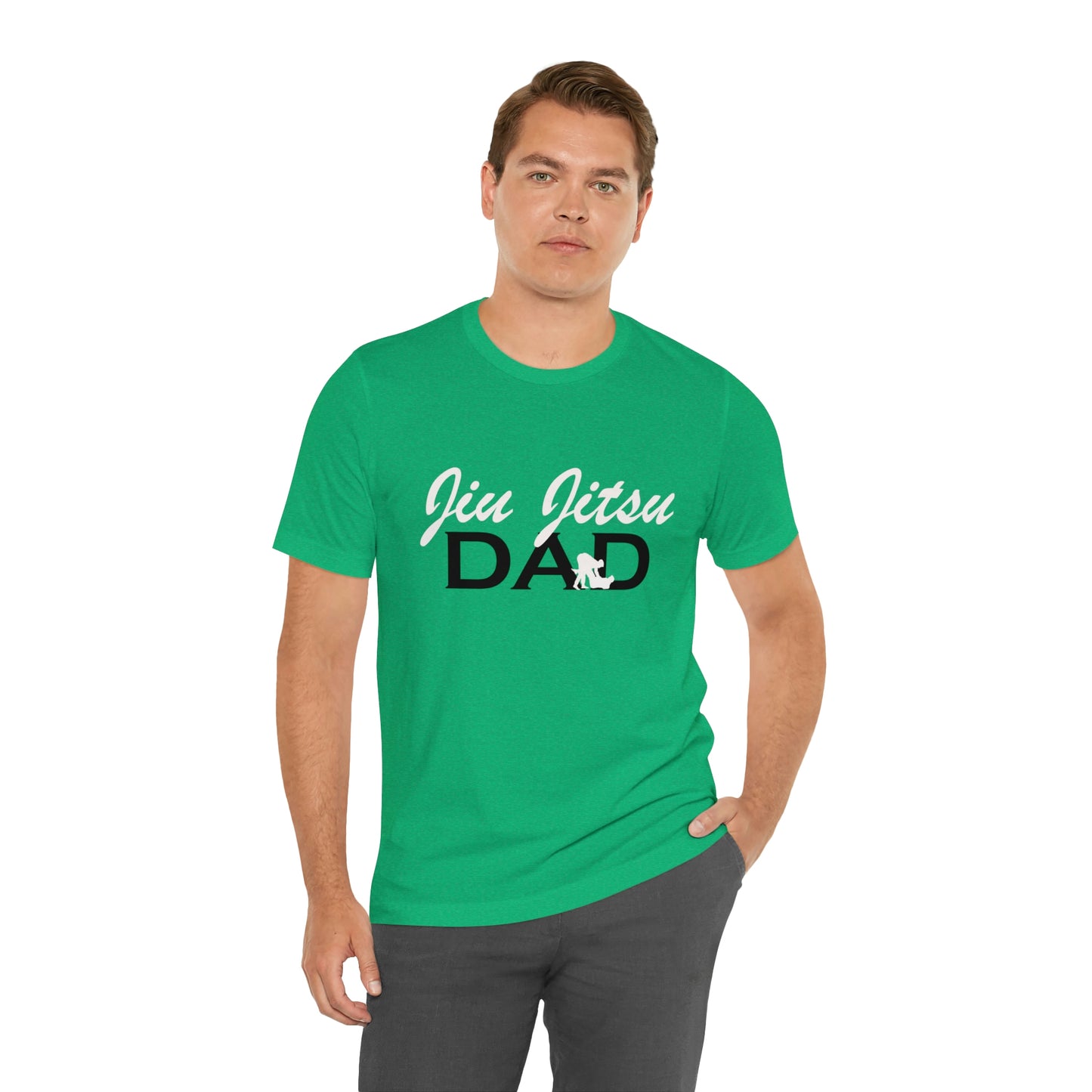 "JJ Dad Mixed Font" Unisex Jersey Short Sleeve Tee