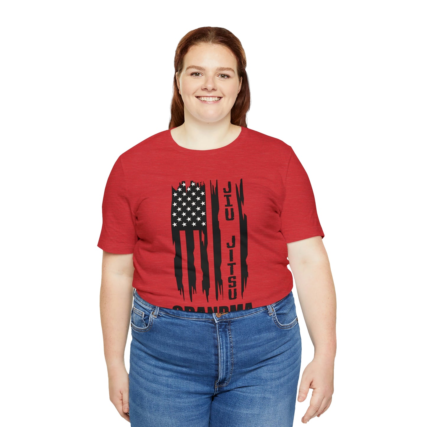 "JJ Grandma Flag" Unisex Jersey Short Sleeve Tee