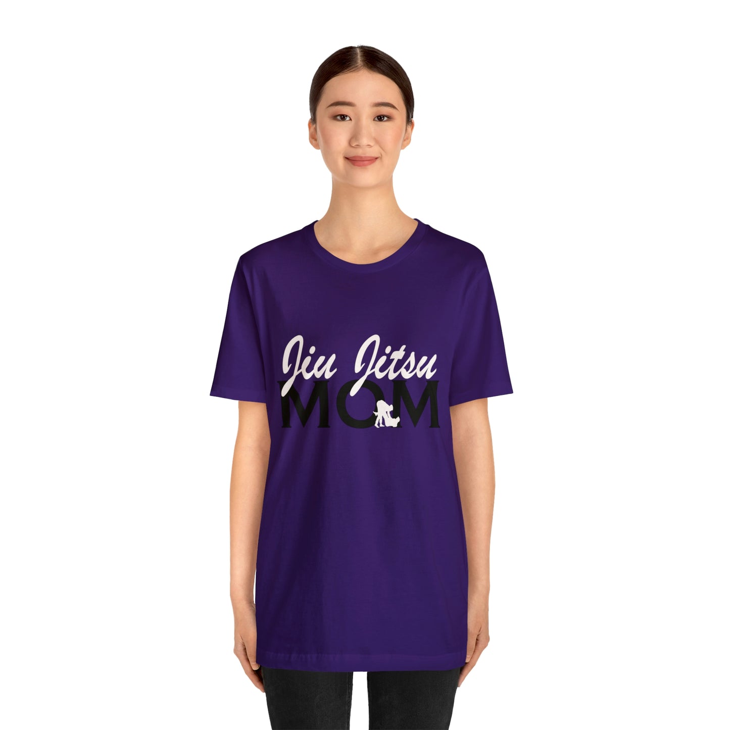 "JJ Mom Mixed Font" Unisex Jersey Short Sleeve Tee