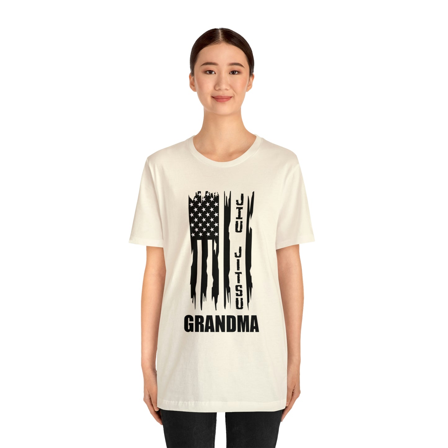 "JJ Grandma Flag" Unisex Jersey Short Sleeve Tee