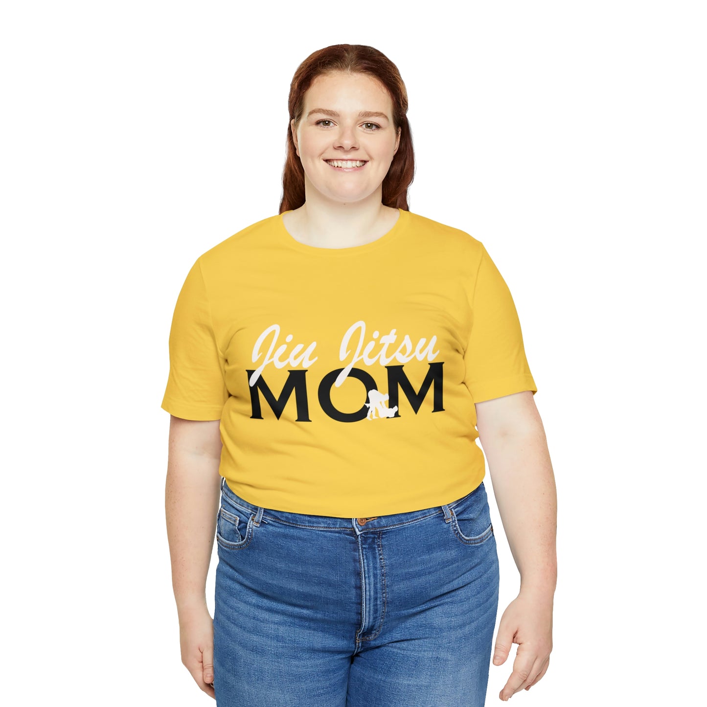 "JJ Mom Mixed Font" Unisex Jersey Short Sleeve Tee